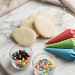 DIY egg shape cookie kit