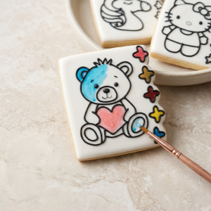 Paint-Your-Own Icing Teddy Cookie Kit